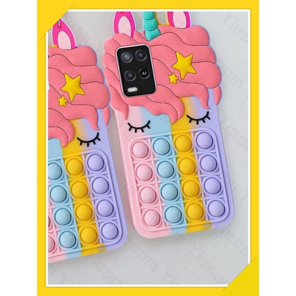 Case Oppo A54 4G casing Pop It Buble unicorn