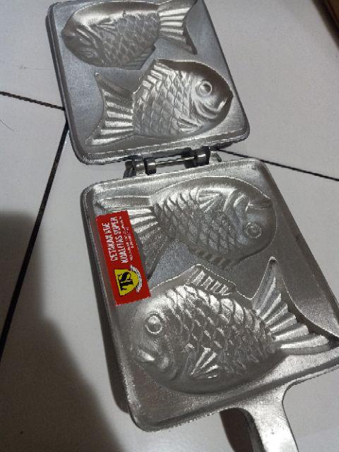 Cetakan Kue Waffle Motif Ikan Taiyaki Bungeoppang Korean Pan