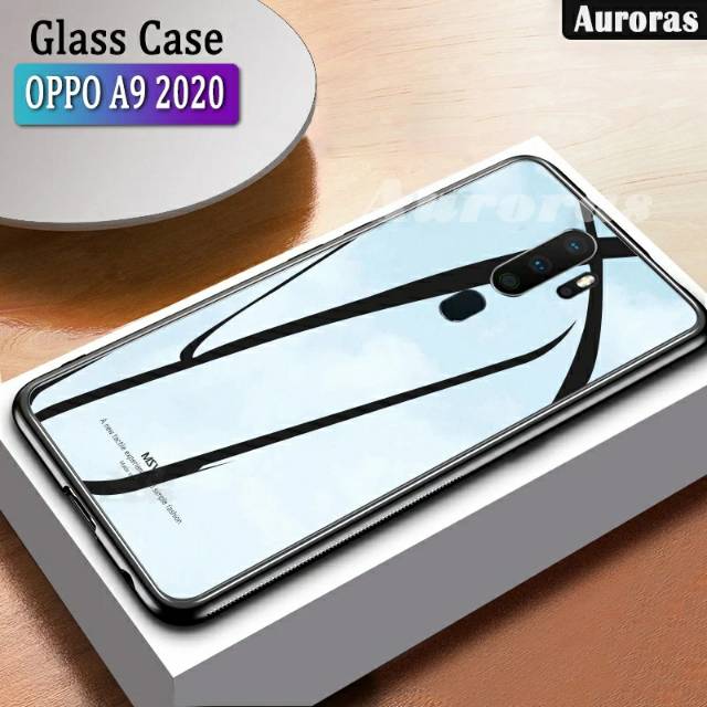 Oppo A9 2020 Tempered Glass Case Casing Hard Anti Scratch