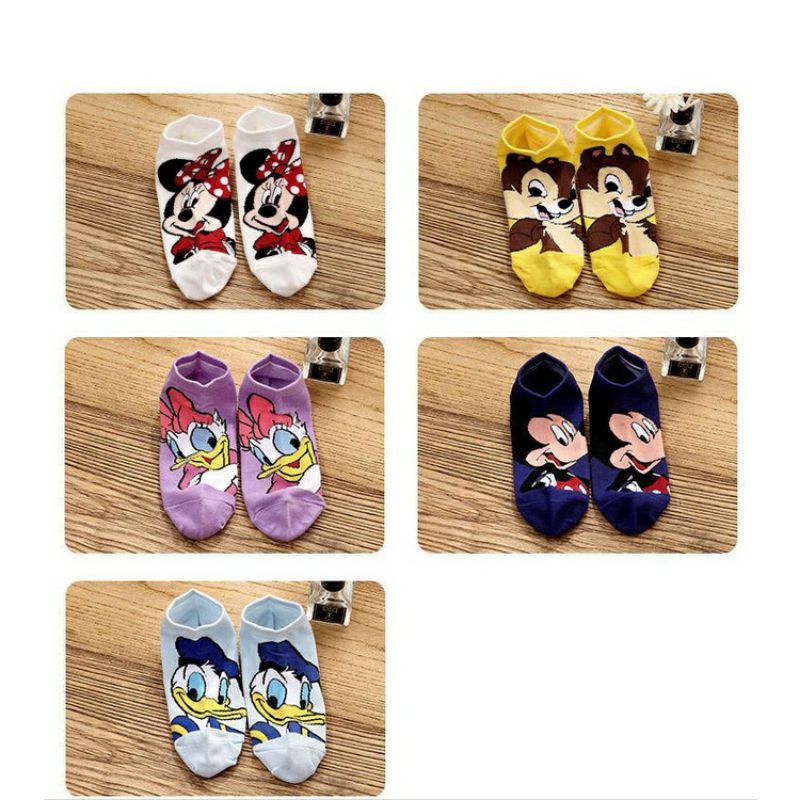 Kaos Kaki Wanita Fashion Motif Kartun l Kaos Kaki Korea.