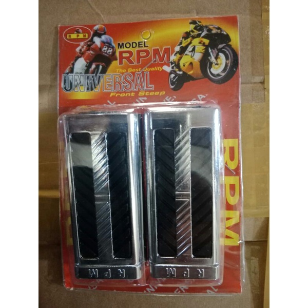 Footstep Depan Motor Bahan Besi dan Karet Variasi Universal