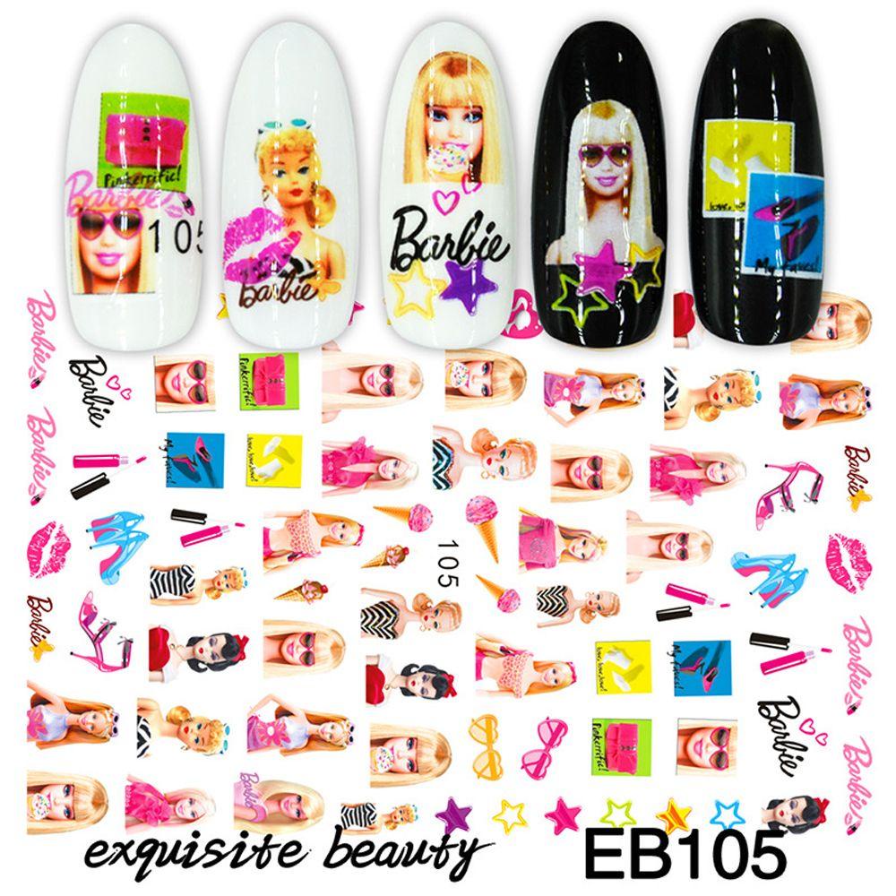 Mxbeauty Stiker Kuku Motif Kartun Anime Sophia Untuk Dekorasi Nail Art