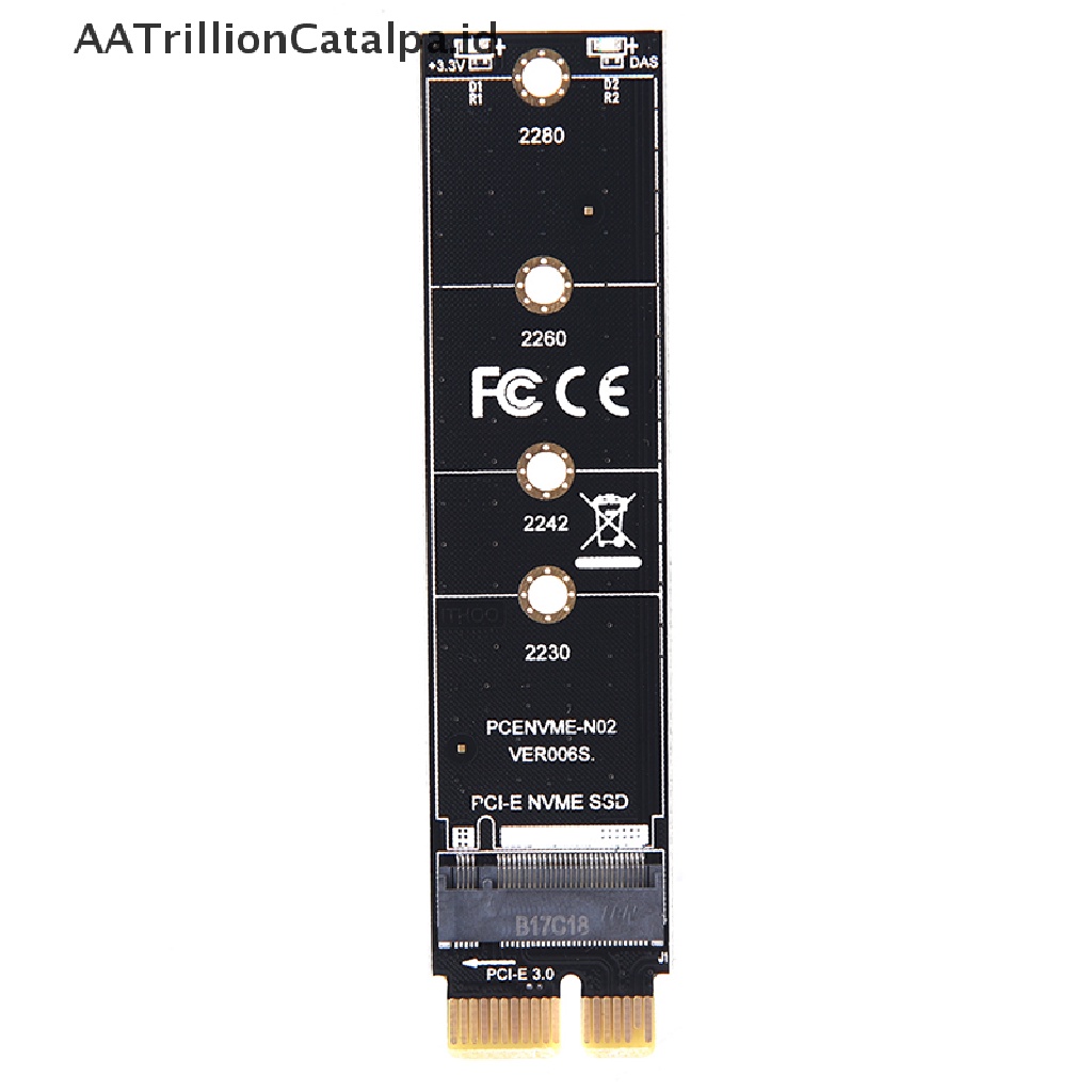 Adapter Konektor Kunci Pcie Ke M2 Nvme Ssd M2 Pcie X1 Raiser Pci-E Express M