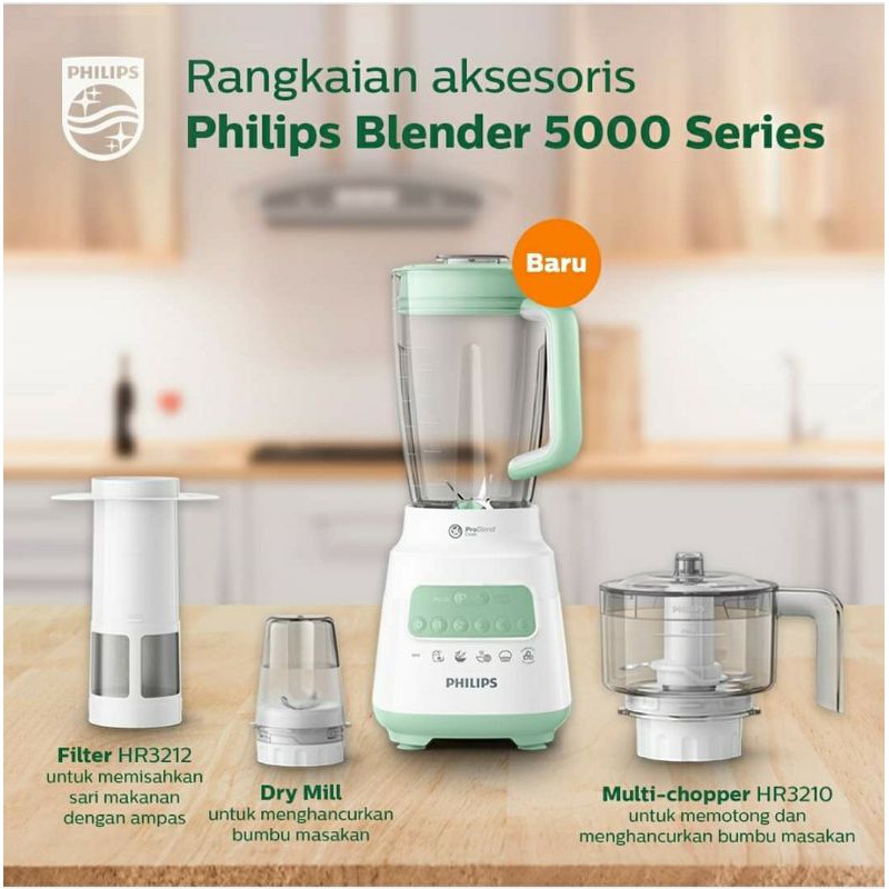 Philips Blender 4in1 Plastik Mika Jar Hr2223 30 Hr 2223 Shopee Indonesia