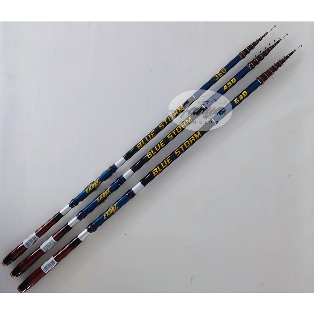 JORAN TEGEK KOLONG EXORI BLUE STORM 360 450 540 ACTION MEDIUM SANGAT RINGAN KUAT