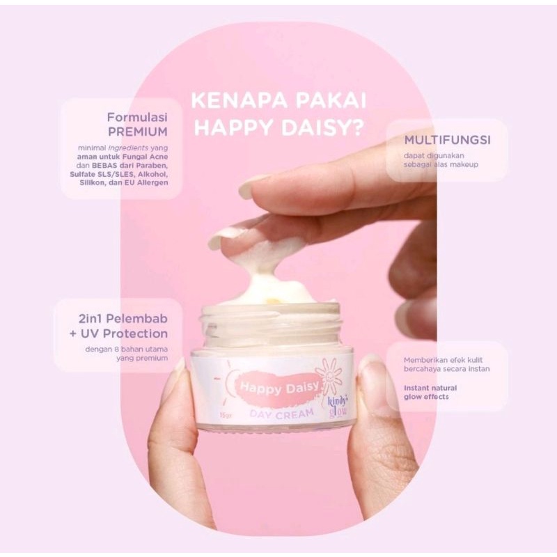 Kindy Glow Daisy Series | Toner | Serum | Day Cream | Night Cream