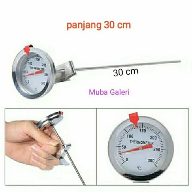 THERMOMETER UKUR MINYAK GORENG PANAS AYAM DEEP FRY THERMOMETER SERBAGUNA