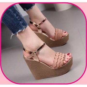 sandal tali wanita wedges wedges tali