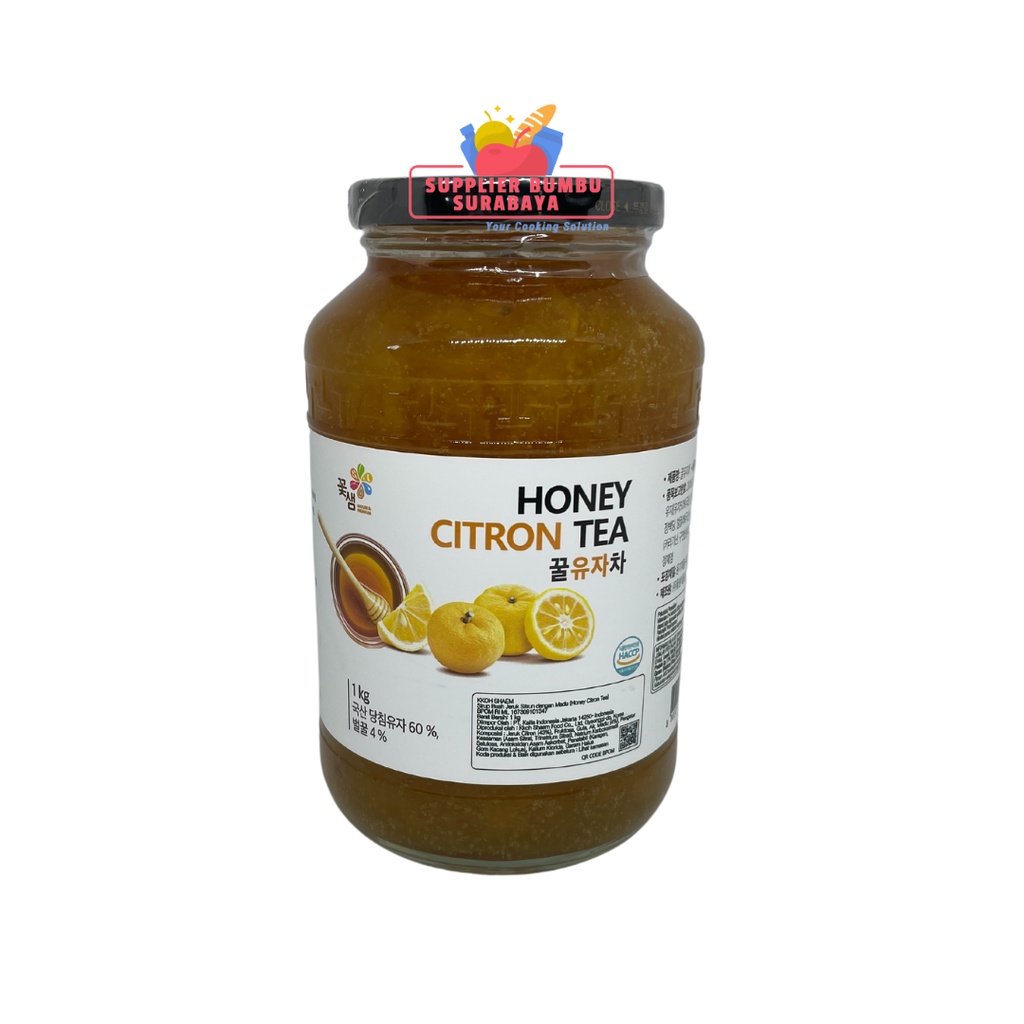 Jual Kkoh Shaem Honey Citron Tea 1Kg Madu Yuzu Teh Korea Halal Shopee