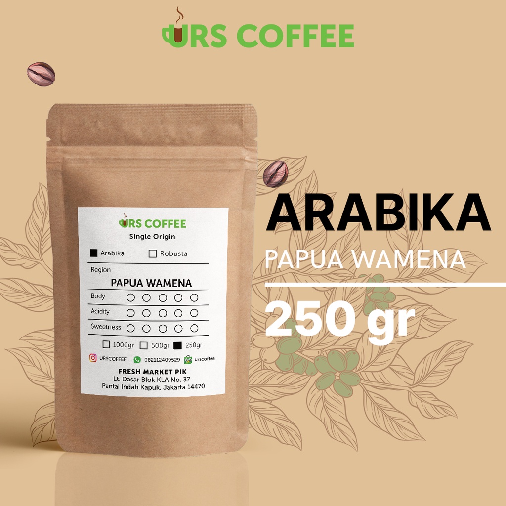 

Kopi Arabika Papua 250gr