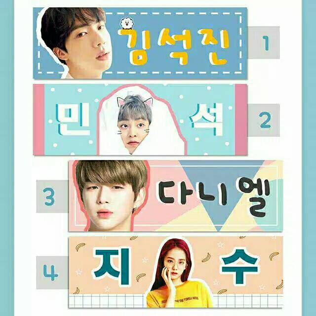 Custom Handbanner Hand Banner Kpop Murah Shopee Indonesia