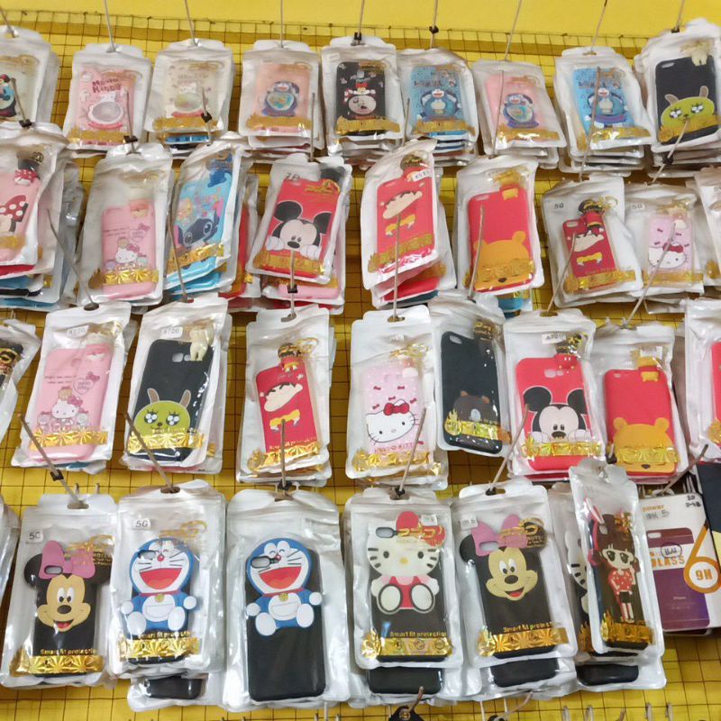 jelly case karakter hp samsung, iphone, oppo, vivo