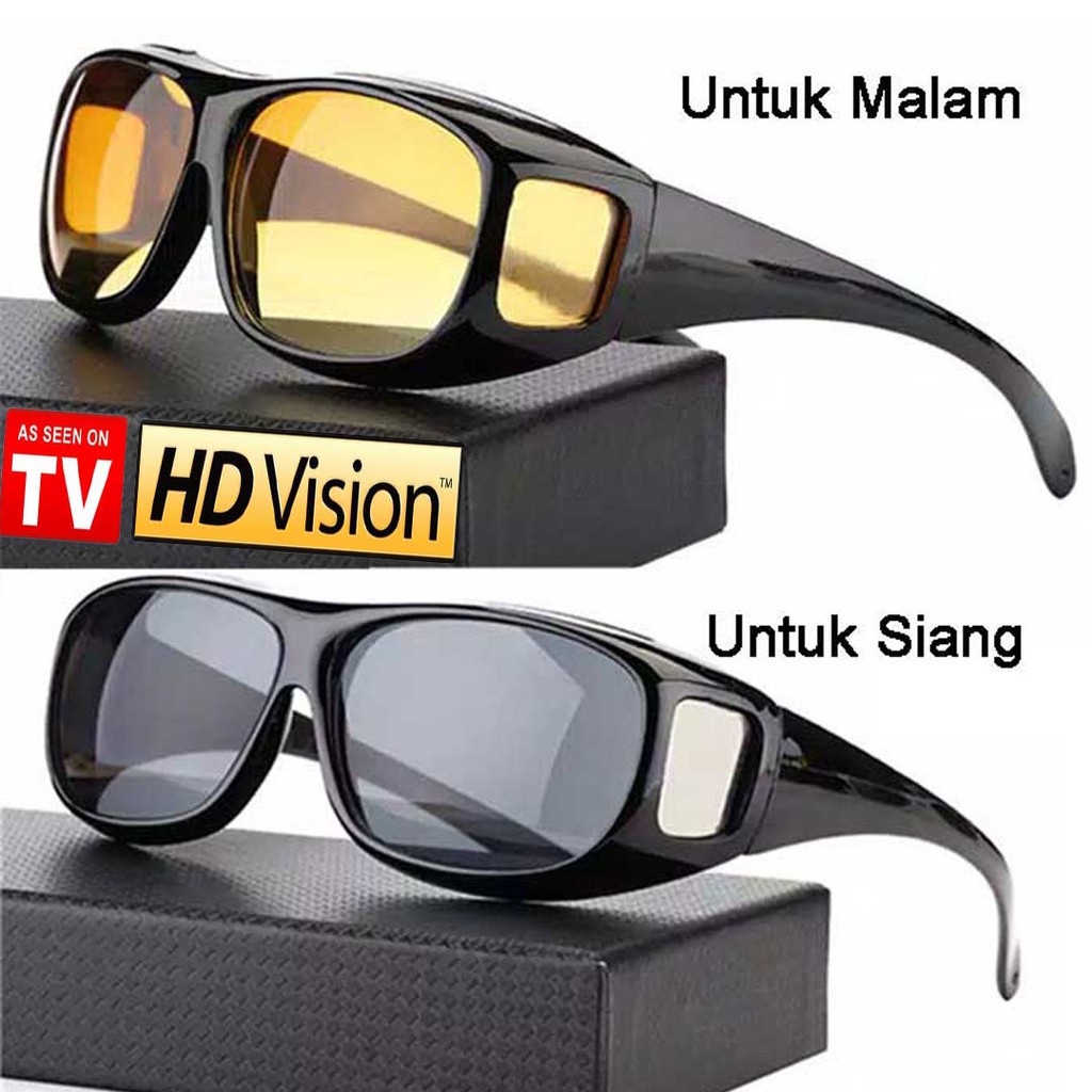 Kacamata Anti Silau HD Vision Siang Malam