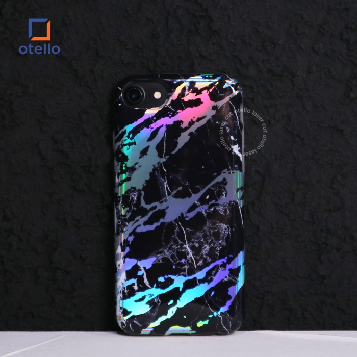 Otello Hologram Marble Soft Case iPhone 6 6s 7 7 Plus 8 8 Plus Casing