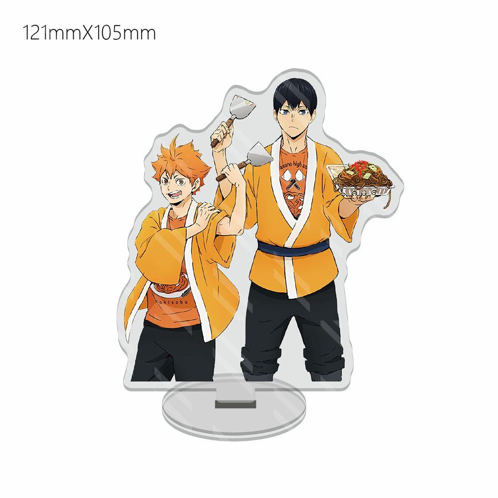 Lanfy Haikyuu Angka Standing Lucu Akrilik Desktop Hias Dekorasi Meja Model Plate Standing Plate Hinata Shoyo