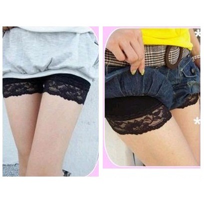 Celana Pendek Wanita dalaman motif Renda Lace Hot Pants