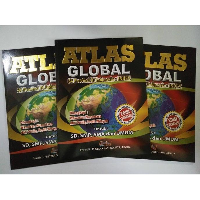 

Promo Awal tahun BUKU ATLAS GLOBAL 34 PROVINSI/ BUKU PETA/ BUKU PELAJARAN Promo Awal tahun