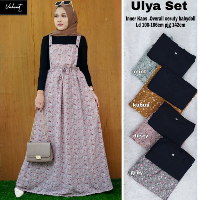 ULYA SET DRESS WANITA GAMIS BY VALENT