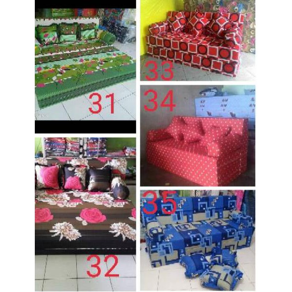 TERMURAH  Pengganti Cover/Sarung kasur busa sofabed inoac tebal15/20cm murah free.tas-yach