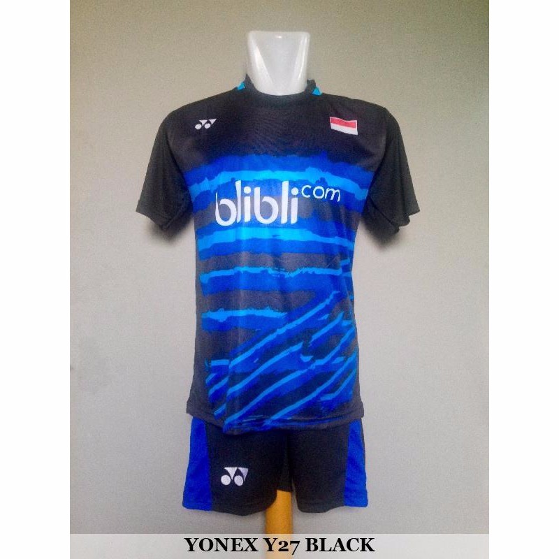 Baju Kaos  Setelan Badminton  Jersey Bulutangkis Yonex Y27 