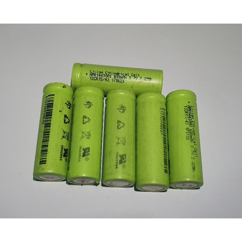 Baterai 14430 3.7v Li-Ion
