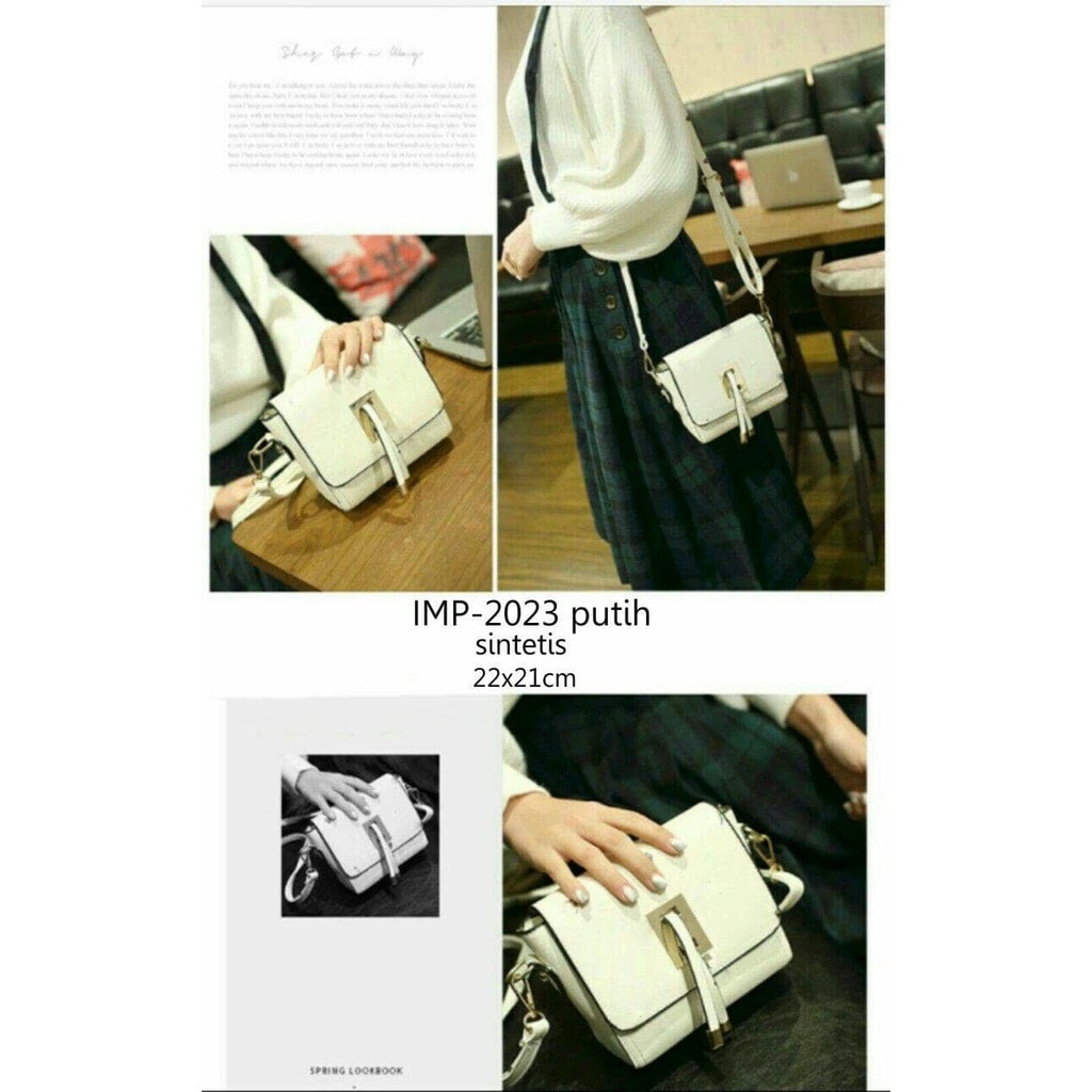 Tas Wanita Tas Branded Tas Murah - 181 Putih