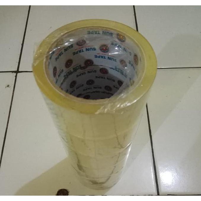 

Lakban Bening 2 inc isi 6 rol - Lakban Plastik - double tape