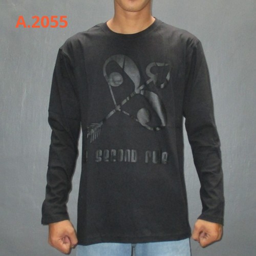 Jual Kaos Long Sleeve 3Second A-2055 Kaos Distro Branded | Limited | Shirt | Tshirt | Surfing
