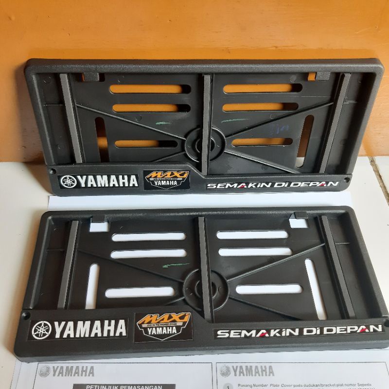 Cover tempat plat nomor original yamaha Nmax xmax Aerox lexi freego mio vixion xride jupiter dll