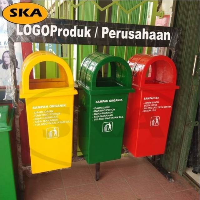 Tempat sampah 3in1