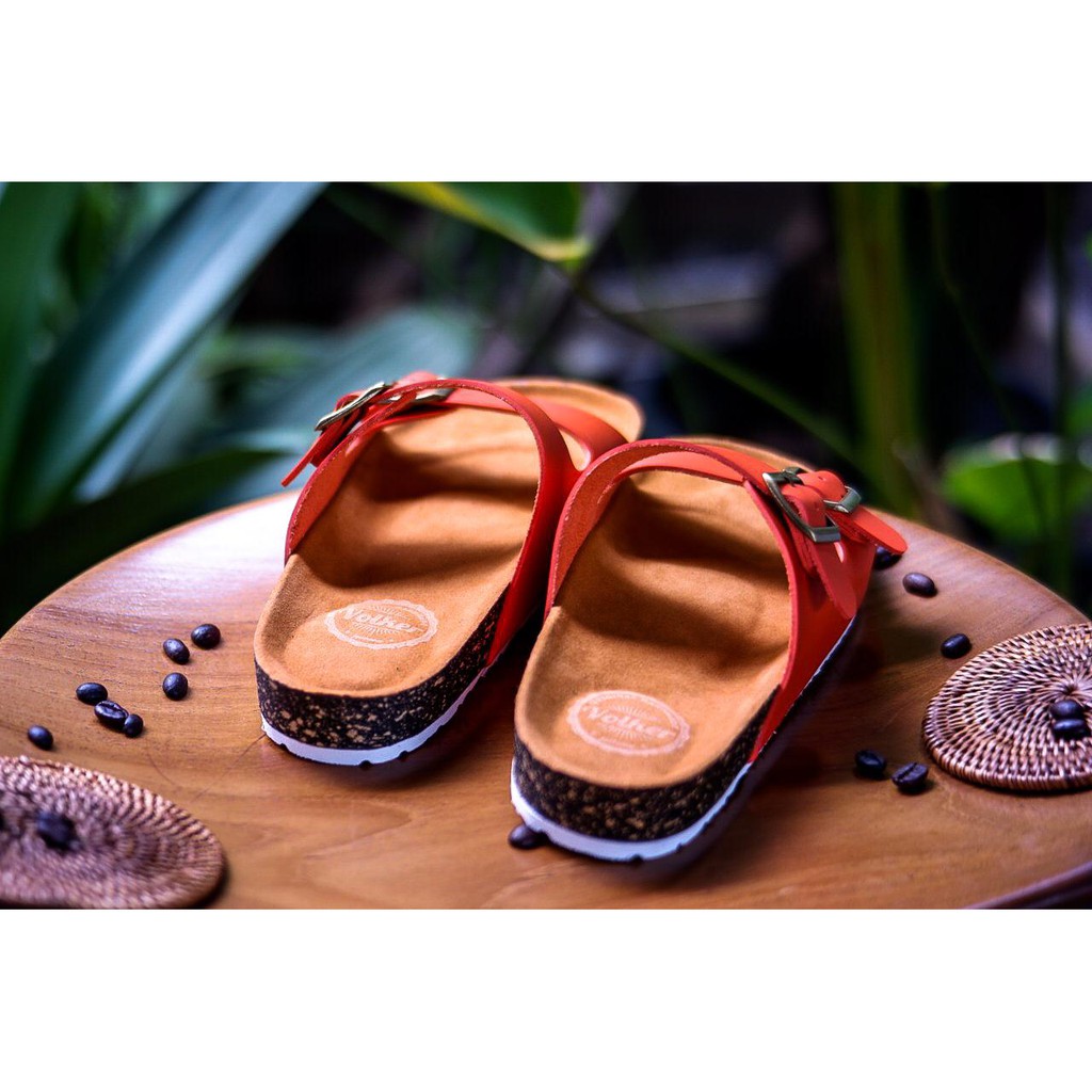 SANDAL KASUAL PRIA / WANITA VOLKERFOOTWEAR ART NIKO ORANGE