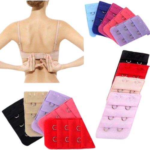 10PCS Pengait Bra Extension Penyambung Tali BH 2 Pengait Sambungan Bra
