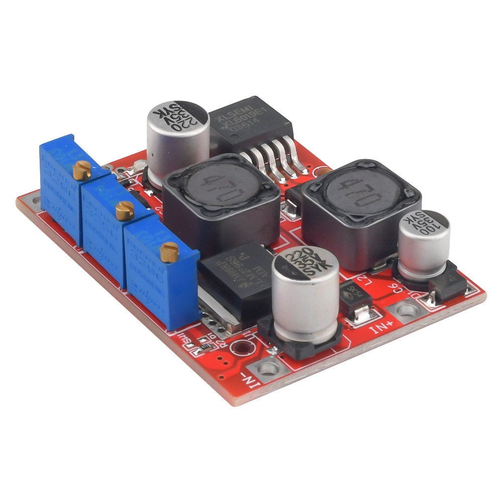 Lm2577S Lm2596S Modul Konverter Boost Buck Tegangan Step Up Down Dc-Dc Untuk Alat Elektronik