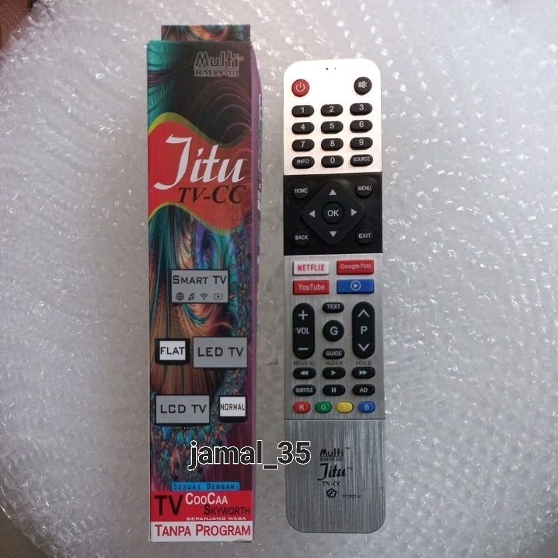 REMOT TV Coocaa/Skyworth android led/lcd tanpa program