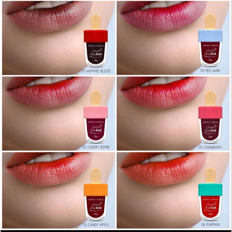 Implora lip tint original(harga murah dan glosir)