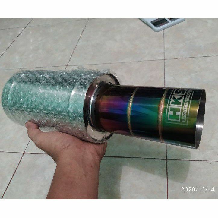 Knalpot mobil racing hks turbo