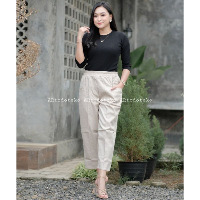 CEALANA JUMBO WANITA KEKINIAN WILLOW HAREM PANTS BAWAHAN