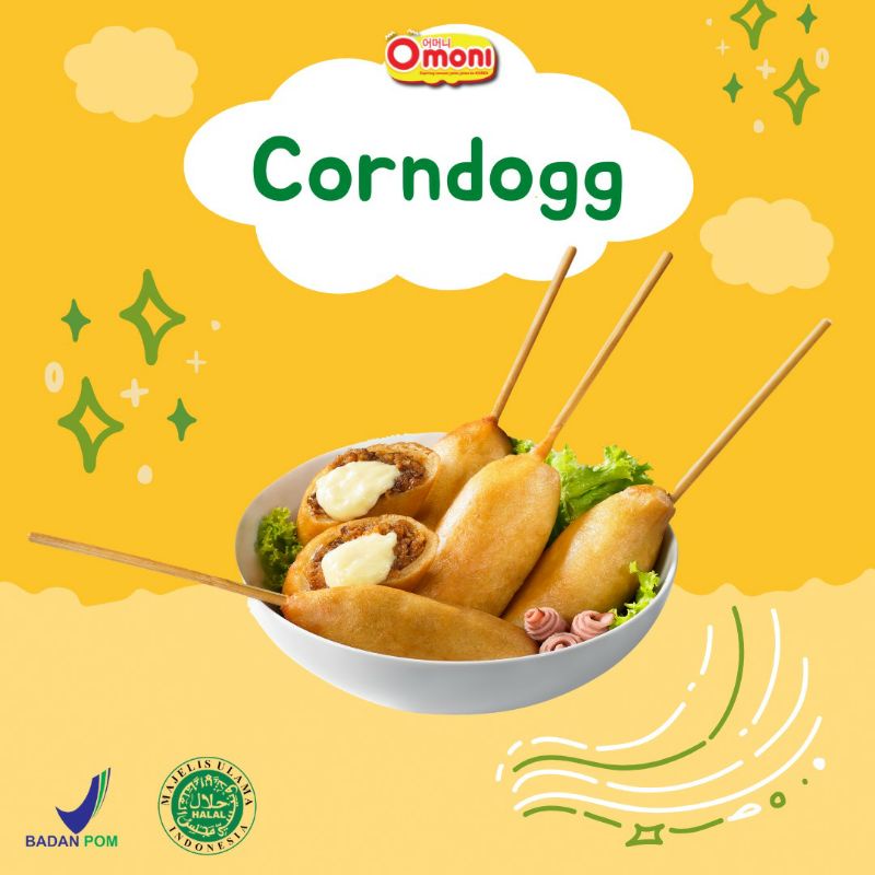 omoni korean food Corndog