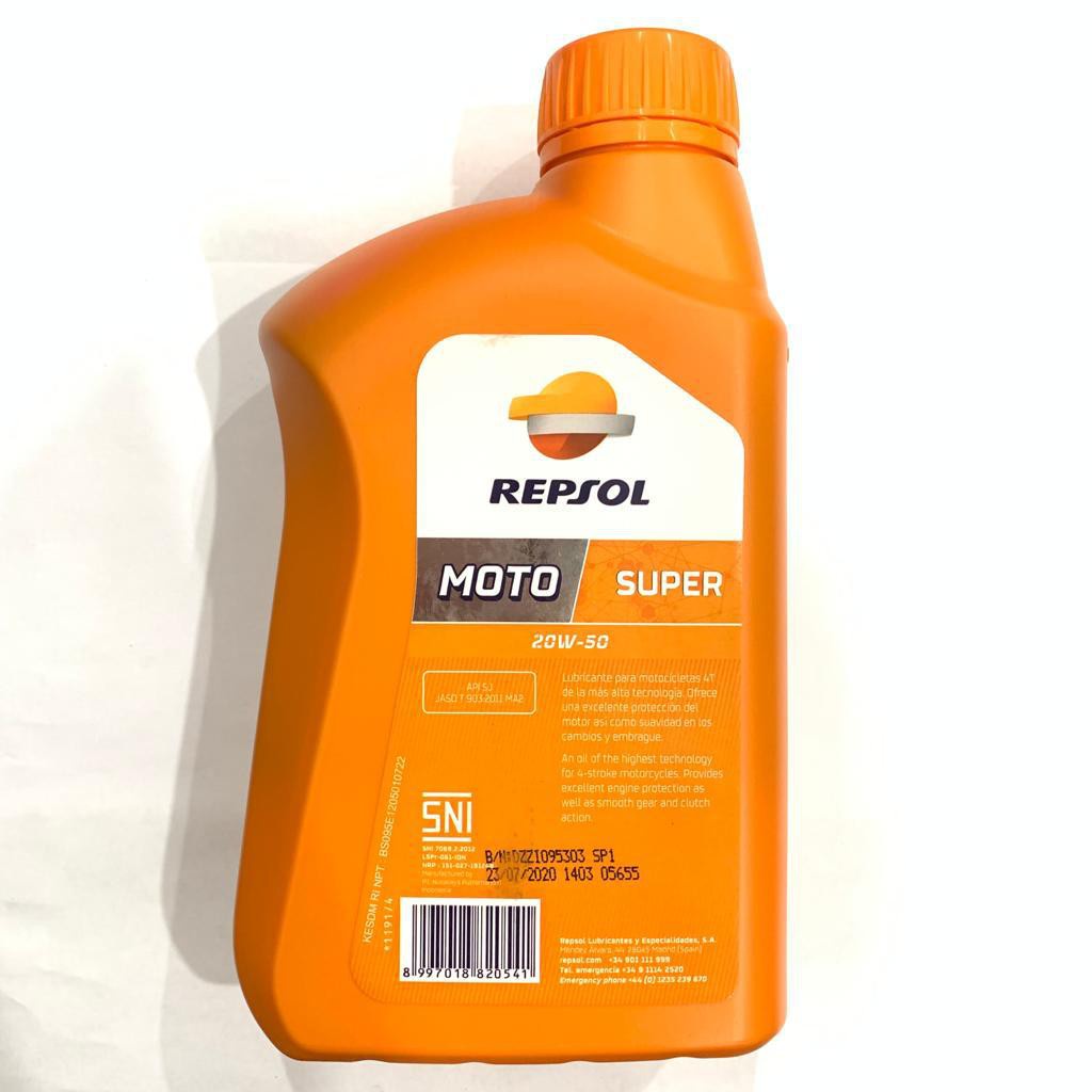 OLI REPSOL MOTO SUPER 20W50 800ML KARISMA JUPITER SUPRA GRAND ORIGINAL