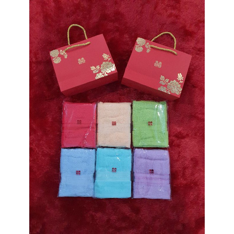 Souvenir / Hampers Handuk Terry Palmer - Sangjit / Wedding / Teapai