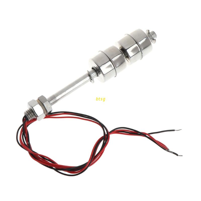 Btsg 220V 10W 100mm Switch Sensor Level Air Otomatis Bahan Stainless Steel