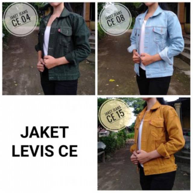 Jeana cewek / jacket levis cewek / jaket levis perempuan / levis