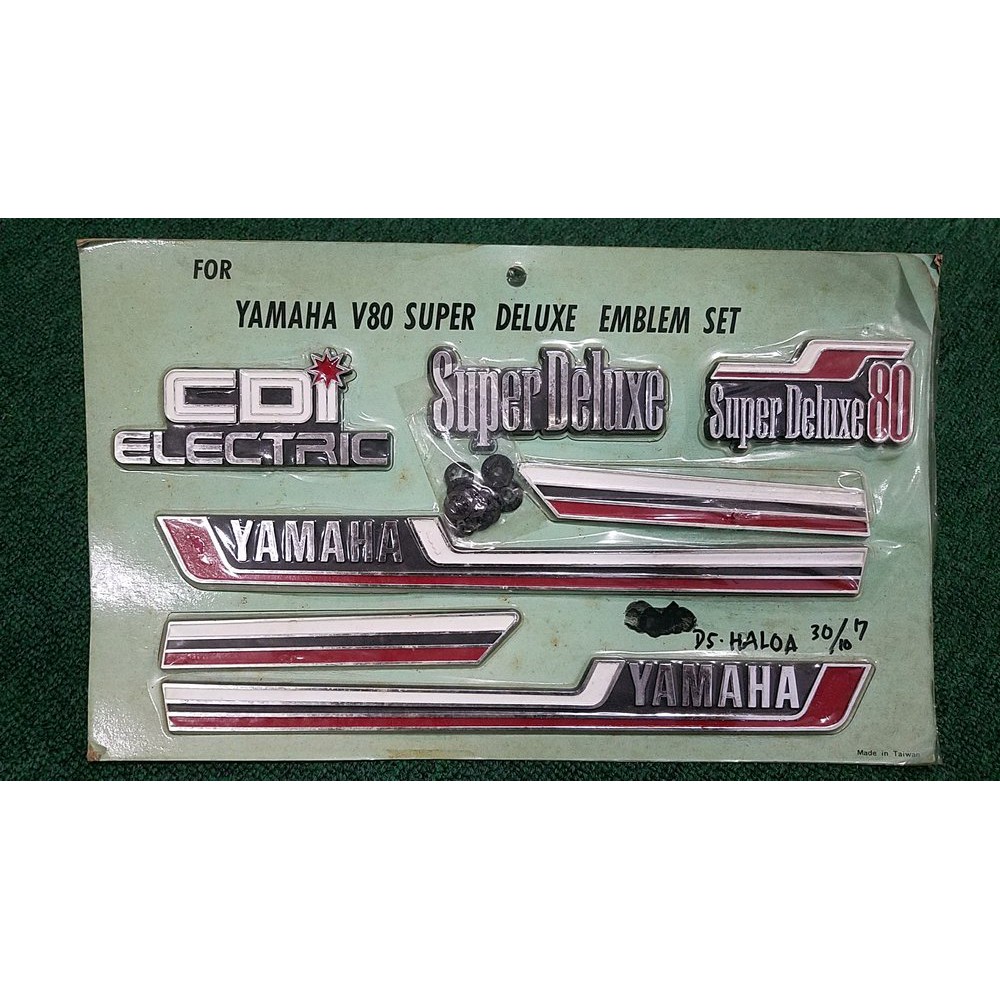 Emblem Set Yamaha v80 super deluxe Best Quality