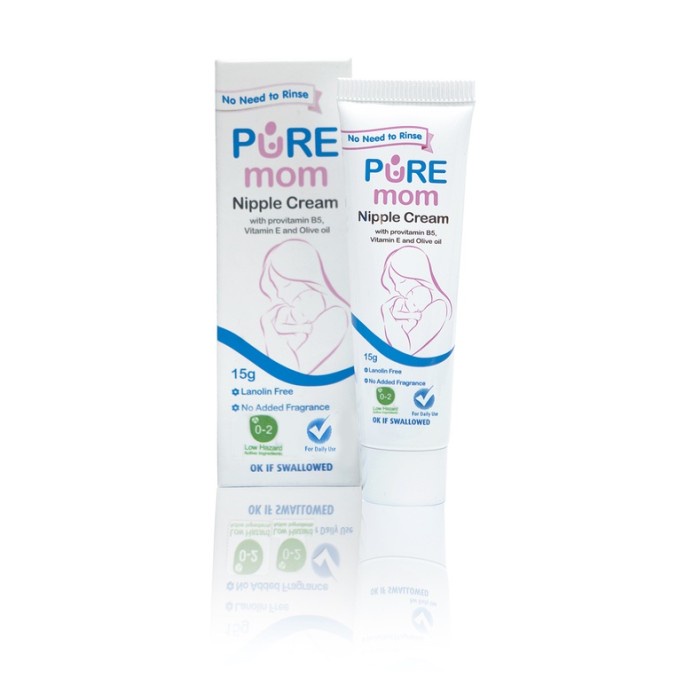 

PureBB Baby Mom Nipple Cream 15gr Krim Puting Susu Lecet Lanolin Free