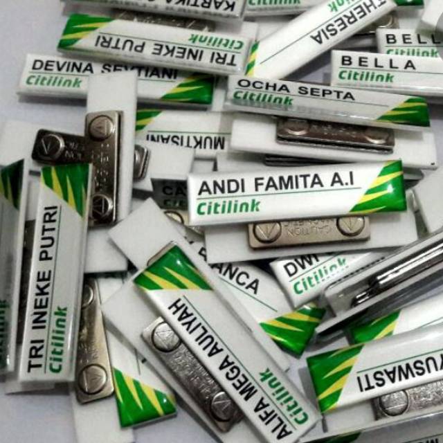 

Nametag akrilik magnet