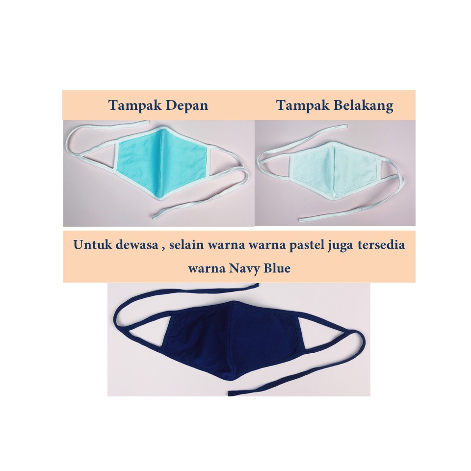 Masker kain 2 Ply