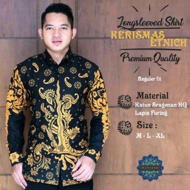 Batik Keris Emas Pria