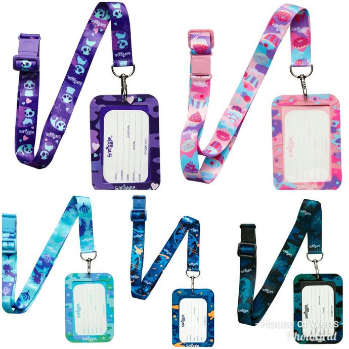 

(((READY COD))) SMIGGLE NOW YOU SEE ME BUS PASS LANYARD - GANTUNGAN SMIGGLE - NAME TAG PROMOKode