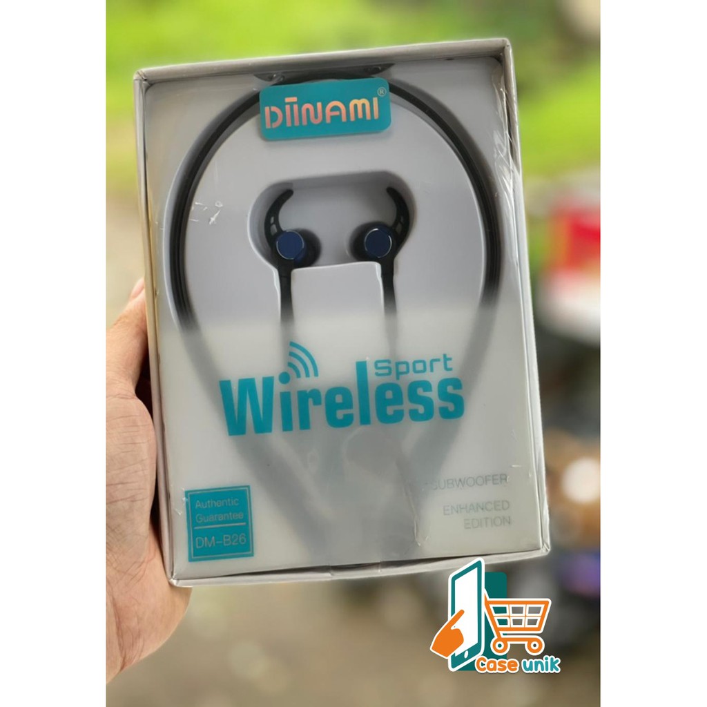 BM052 Headset headsfree Bluetooth ORIGINAL DIINAMI SPORT B26 SUPERBASS FOR ALL SMARTPHONE CS2607