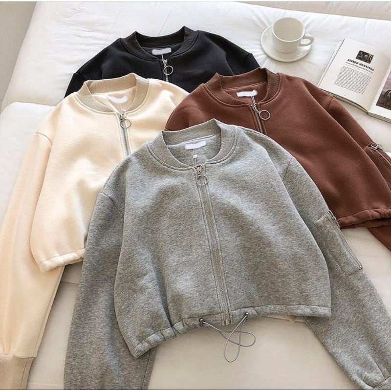 Sweater MILKY CROPPE - Switer Crop korean style